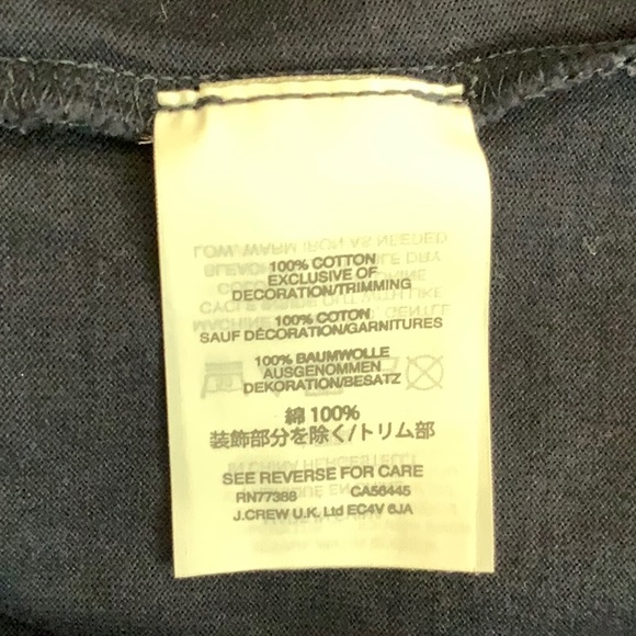 J Crew Navy Sleeveless Top. Size S. - Picture 7 of 7